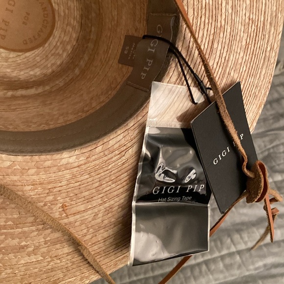 Gigi Pip River Guatamalen Palm Hat in oak - Picture 4 of 6